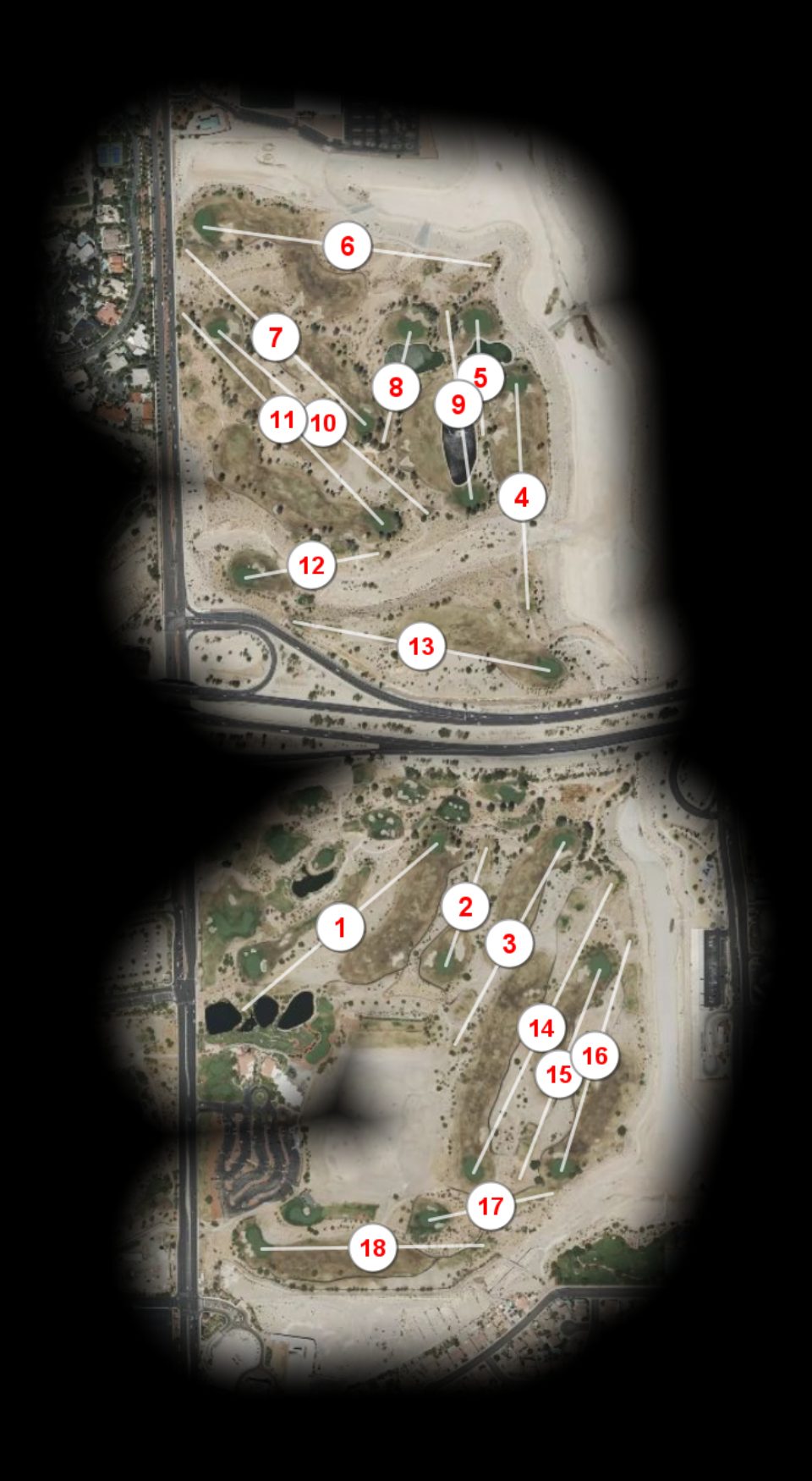 Angel Park Golf Club Palm course overview