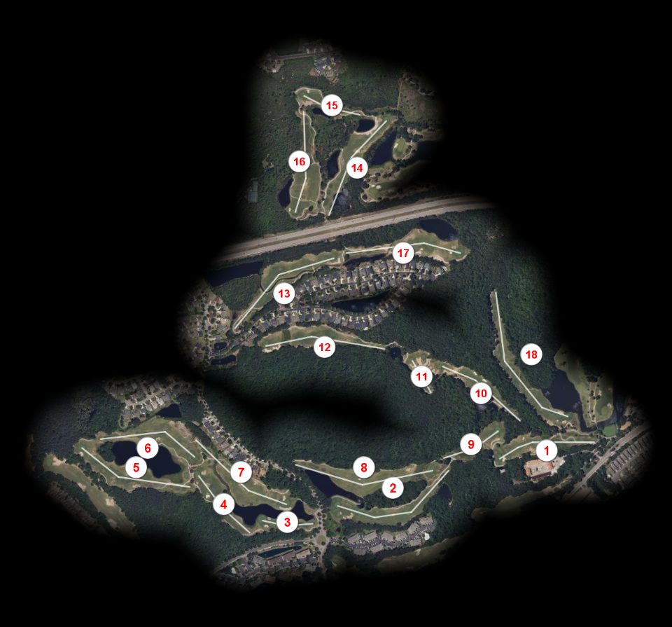 Barefoot Resort and Golf Love course overview
