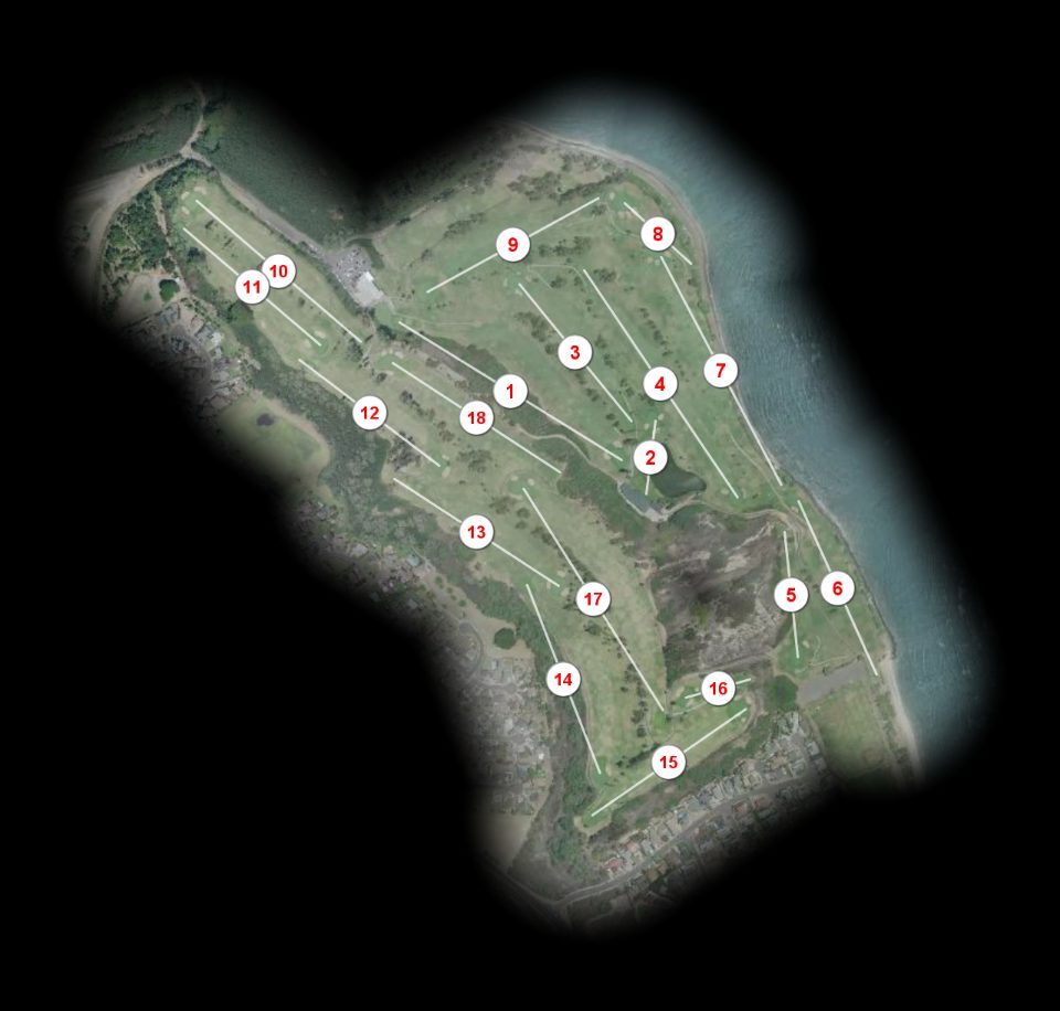 Waiehu Municipal Golf Course course overview