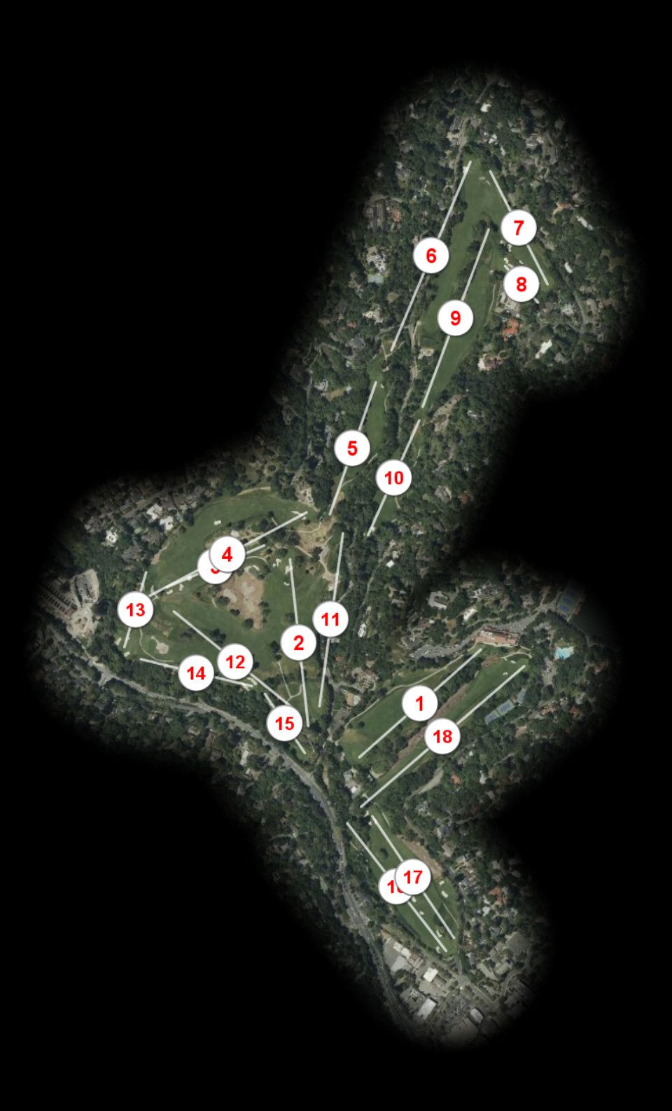 Orinda Country Club course overview