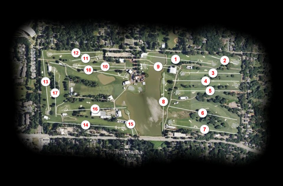 East Lake Golf Club course overview