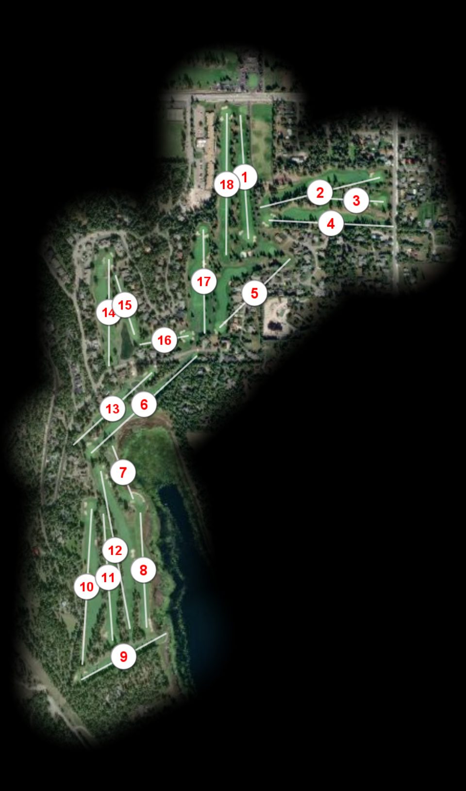 Whitefish Golf Club South course overview