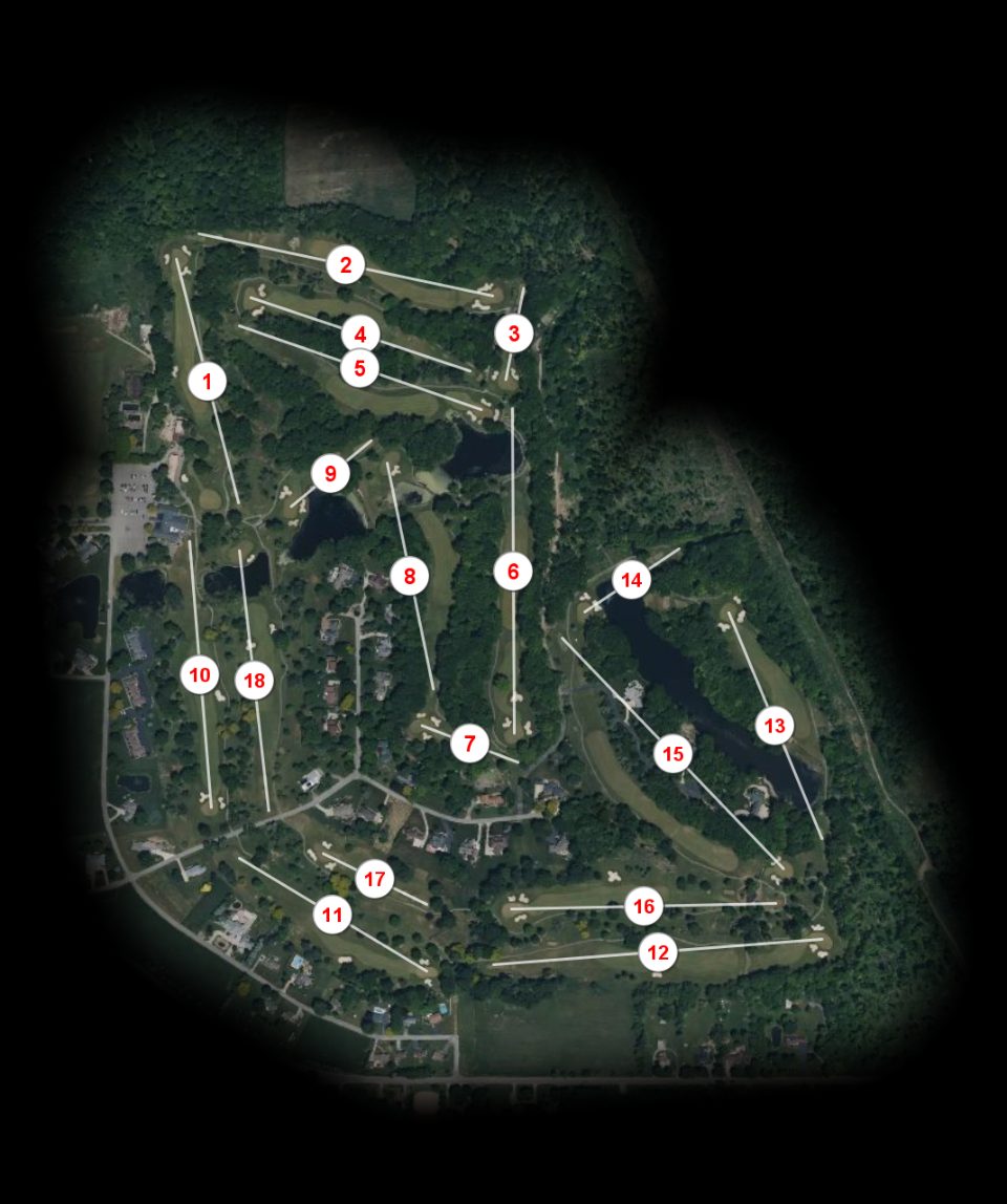 Oak Tree Country Club course overview