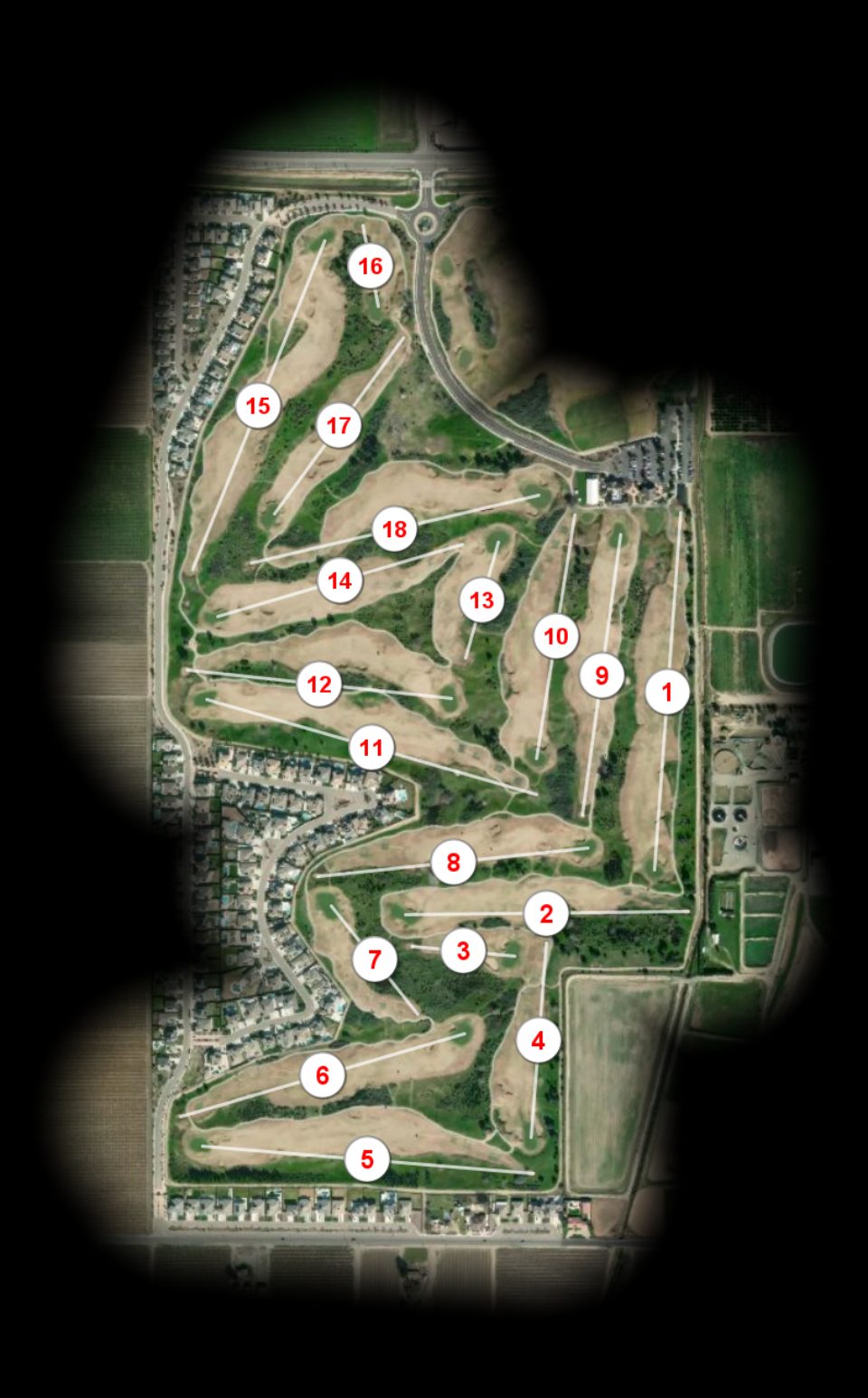 Ridge Creek Dinuba Golf Club course overview