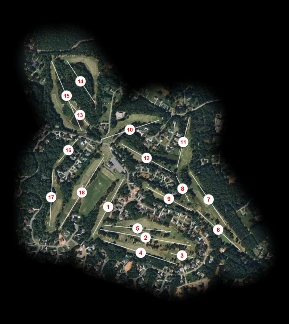 Player's Ridge Golf course overview
