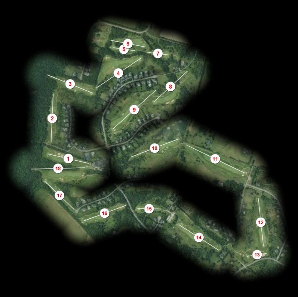 Raspberry Falls Golf & Hunt Club course overview