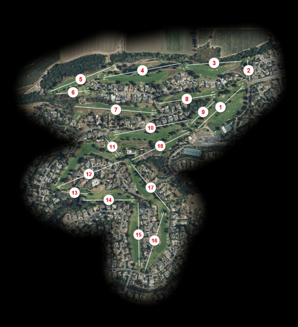 Las Posas Country Club course overview