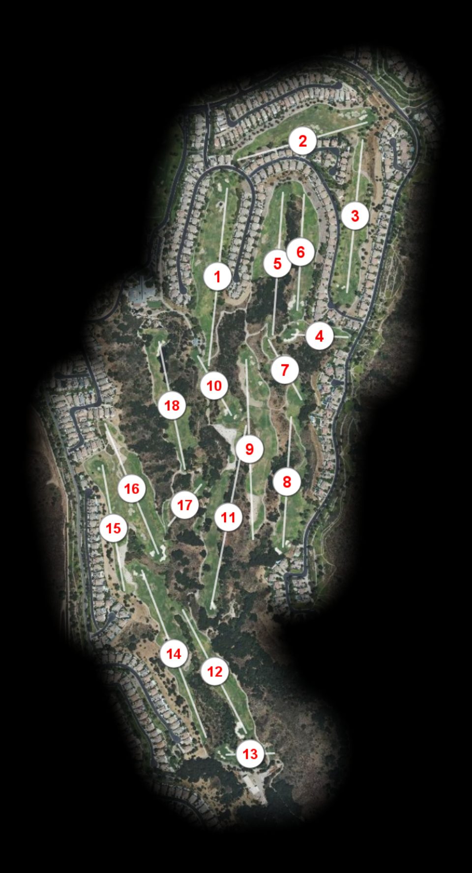 Dove Canyon Country Club course overview