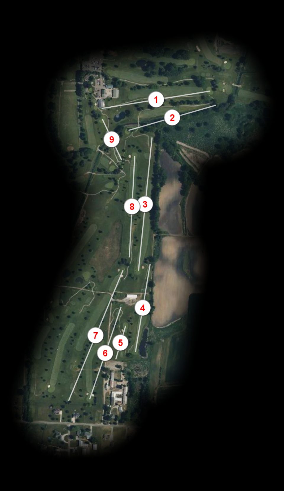 Black nine at Sable Creek Golf Course