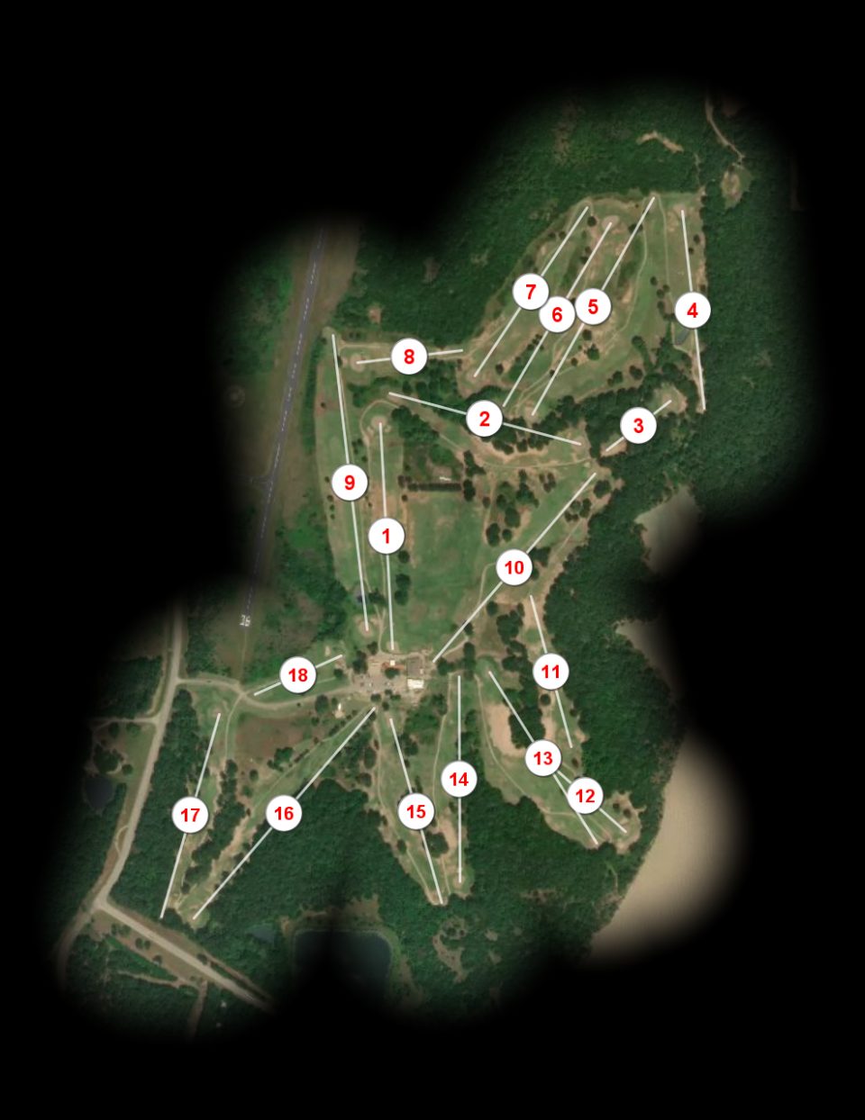 Fountainhead State Park Golf Club course overview