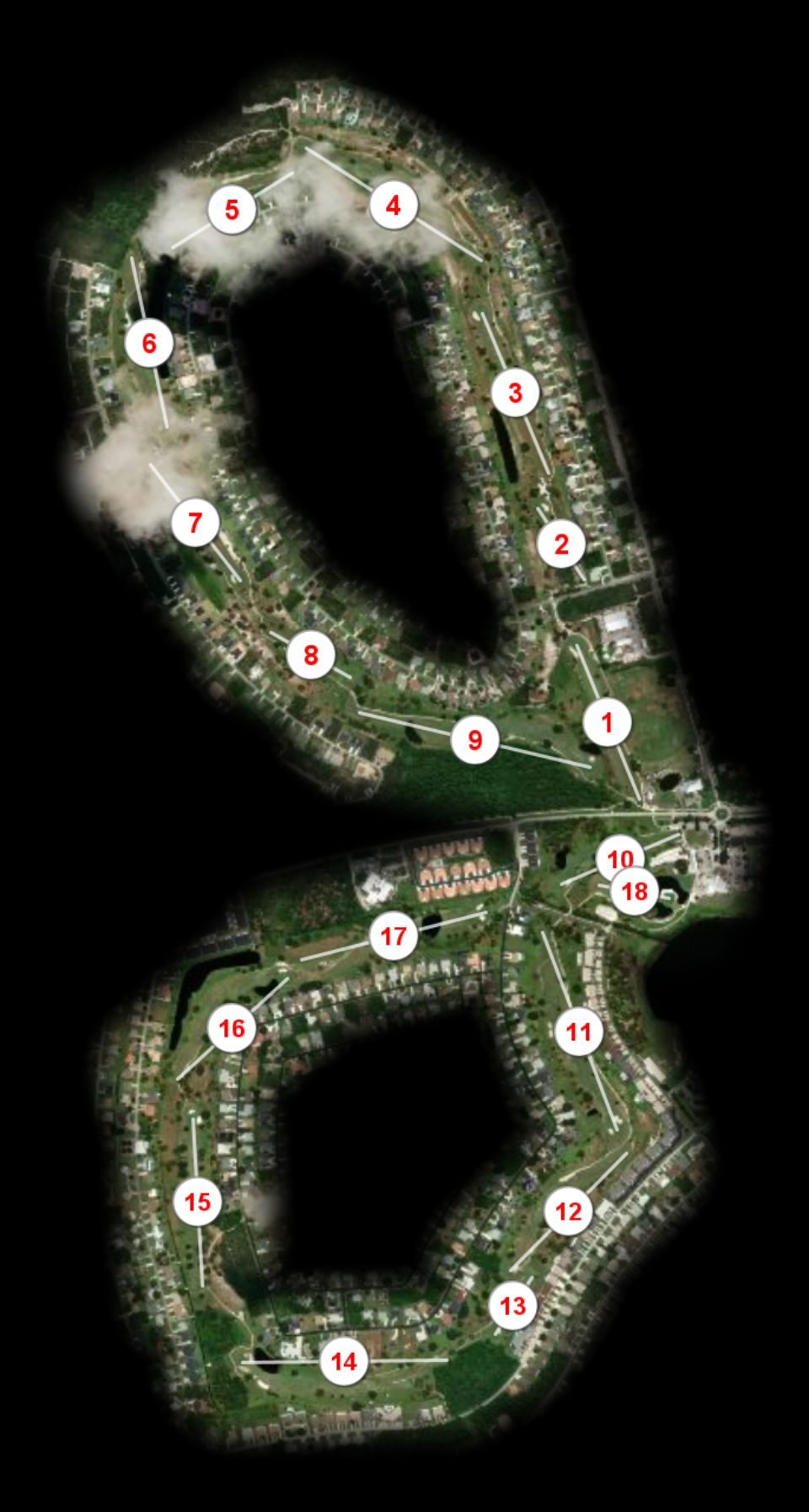 Sun 'N Lake Golf Club Deer Run course overview