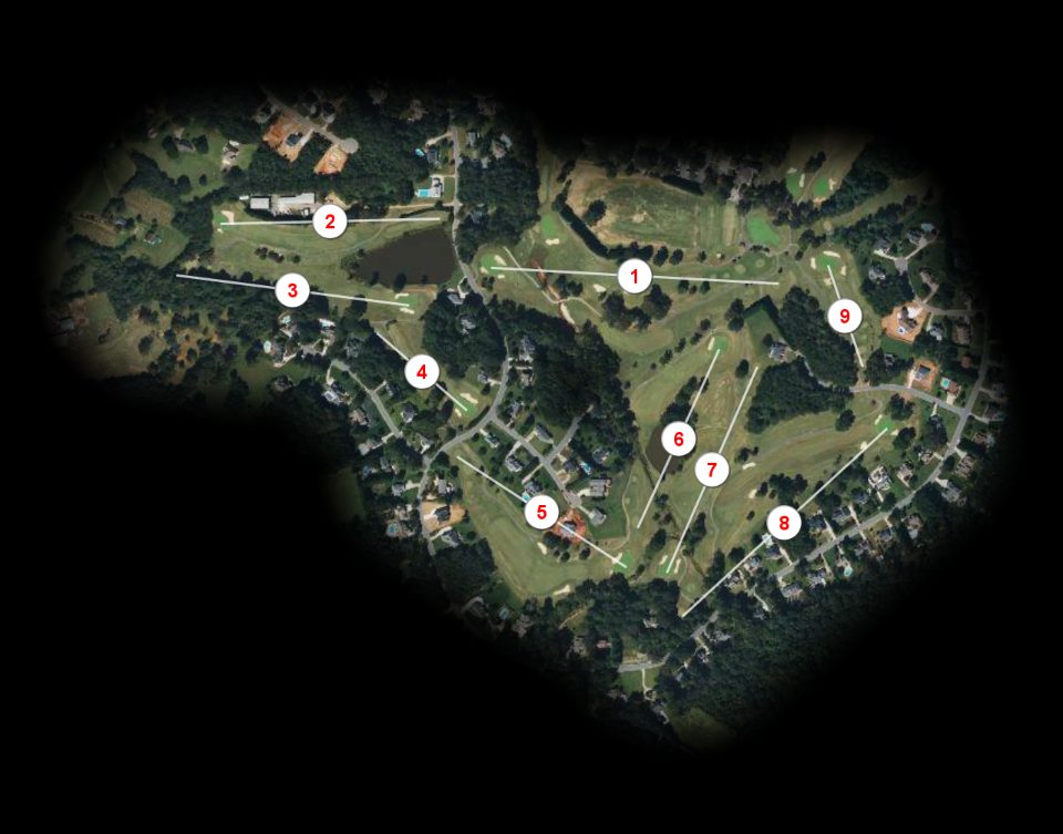Fox Run nine at Lake Hickory Country Club Springs Clubhouse