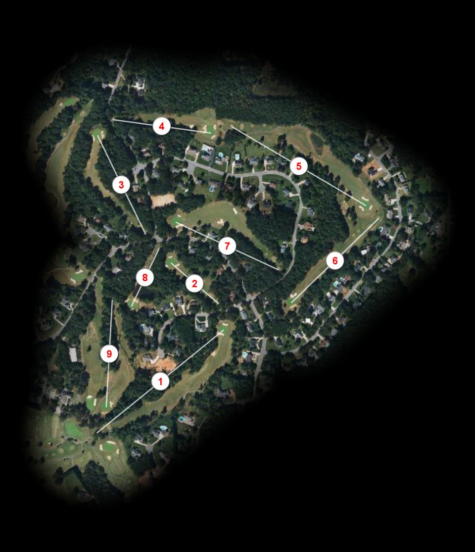 Dogwood nine at Lake Hickory Country Club Springs Clubhouse
