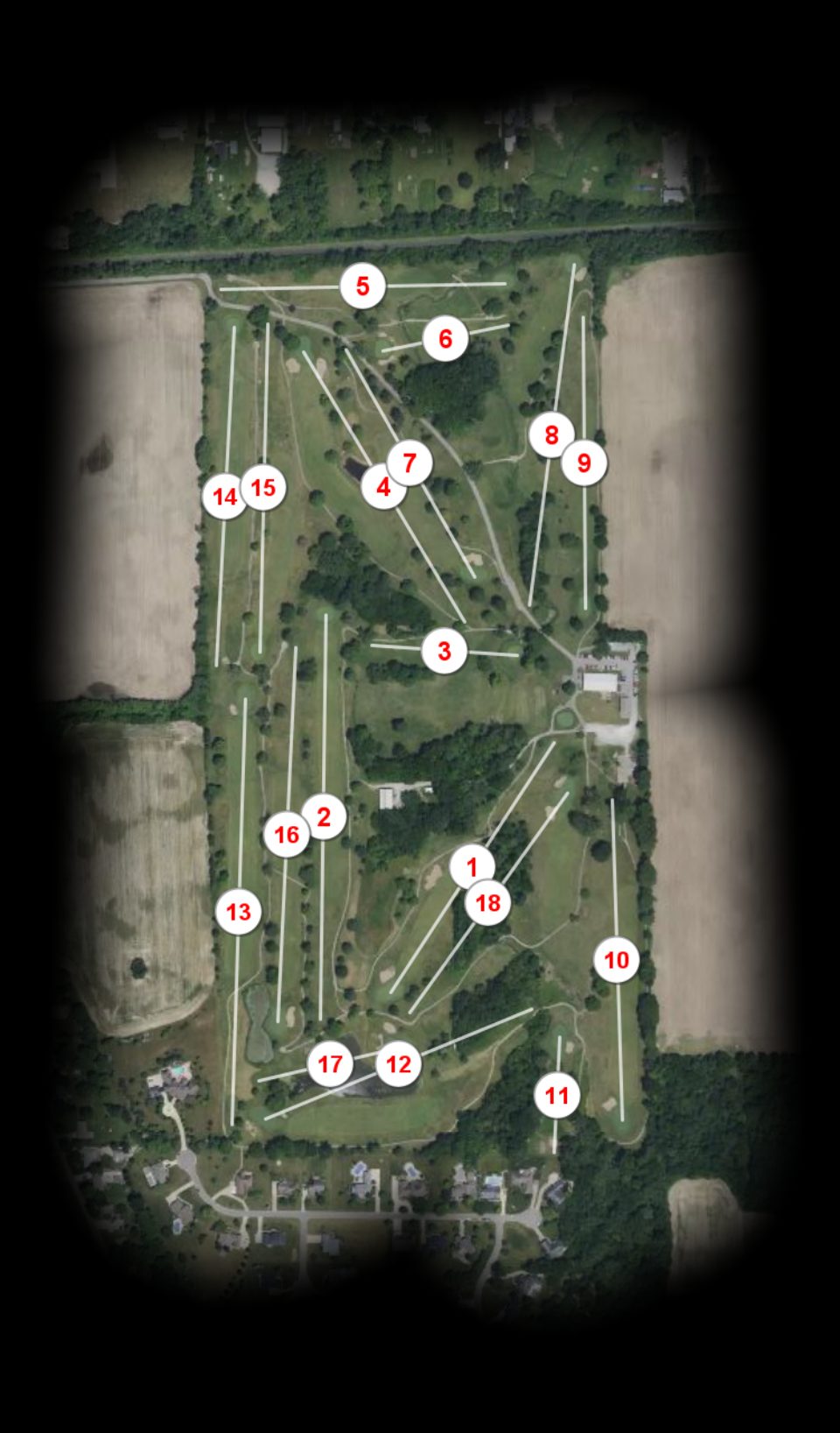 Hawk's Tail of Greenfield course overview