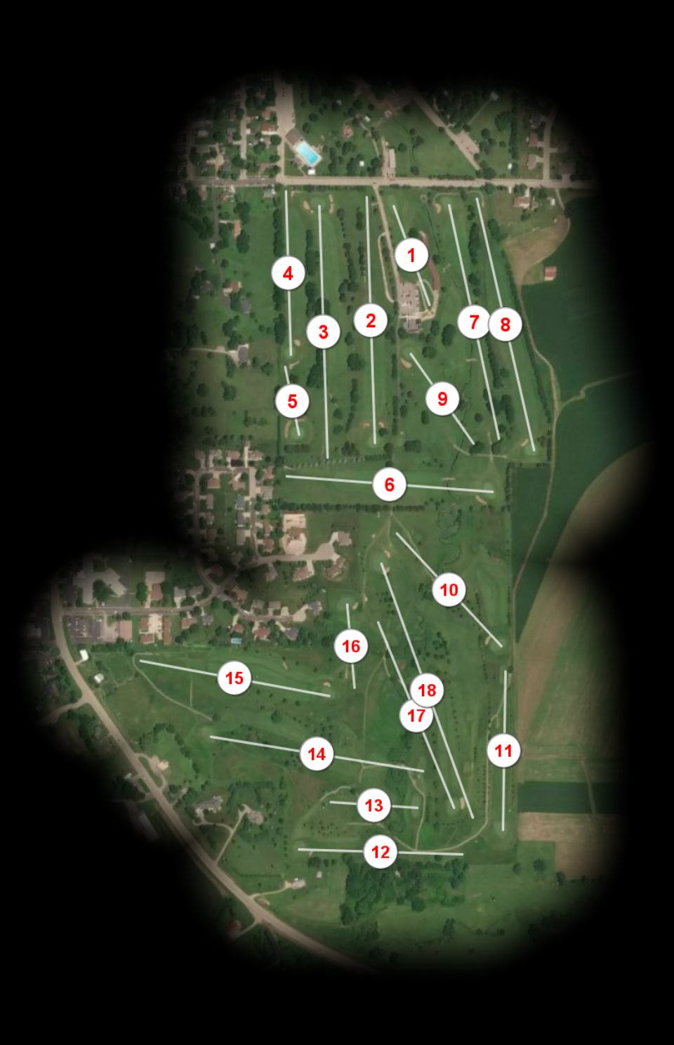 Lancaster Country Club course overview