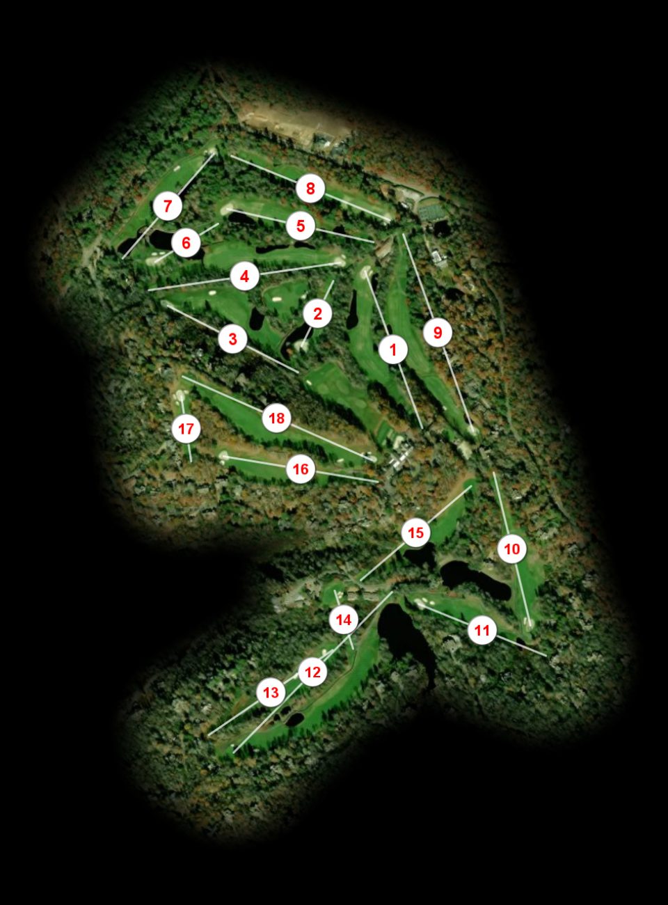 Wildcat Cliffs Country Club course overview