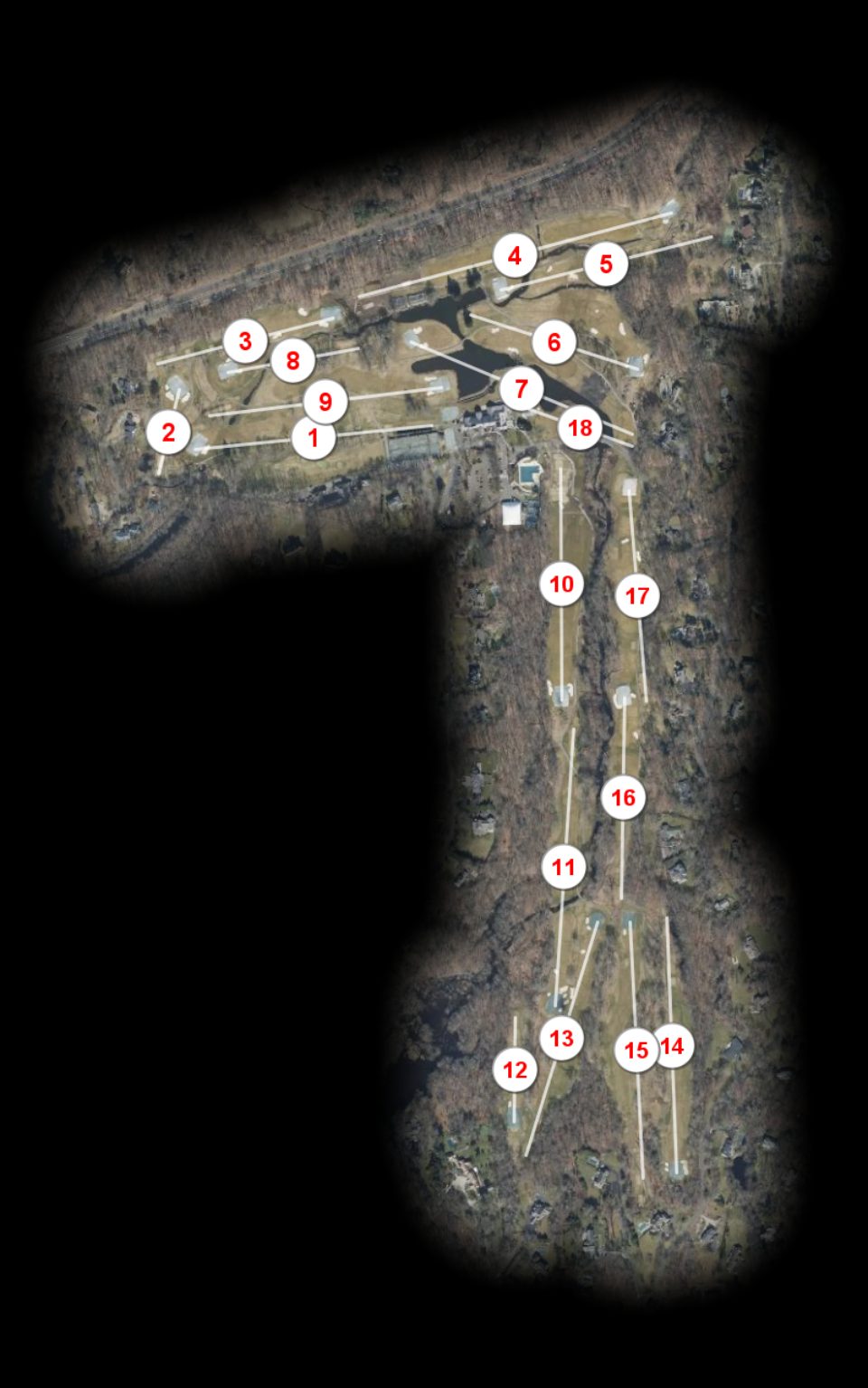 Burning Tree Country Club course overview