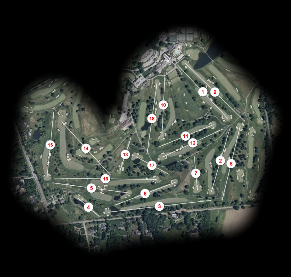 Wilmington Country Club South course overview