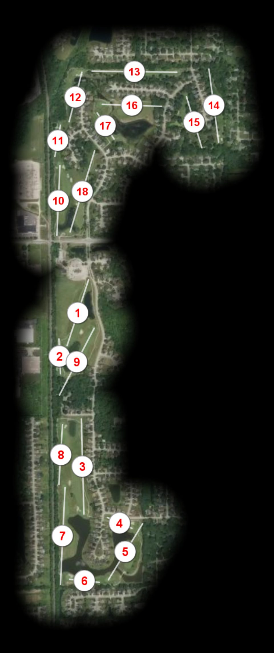 Saddlebrook Golf Club course overview