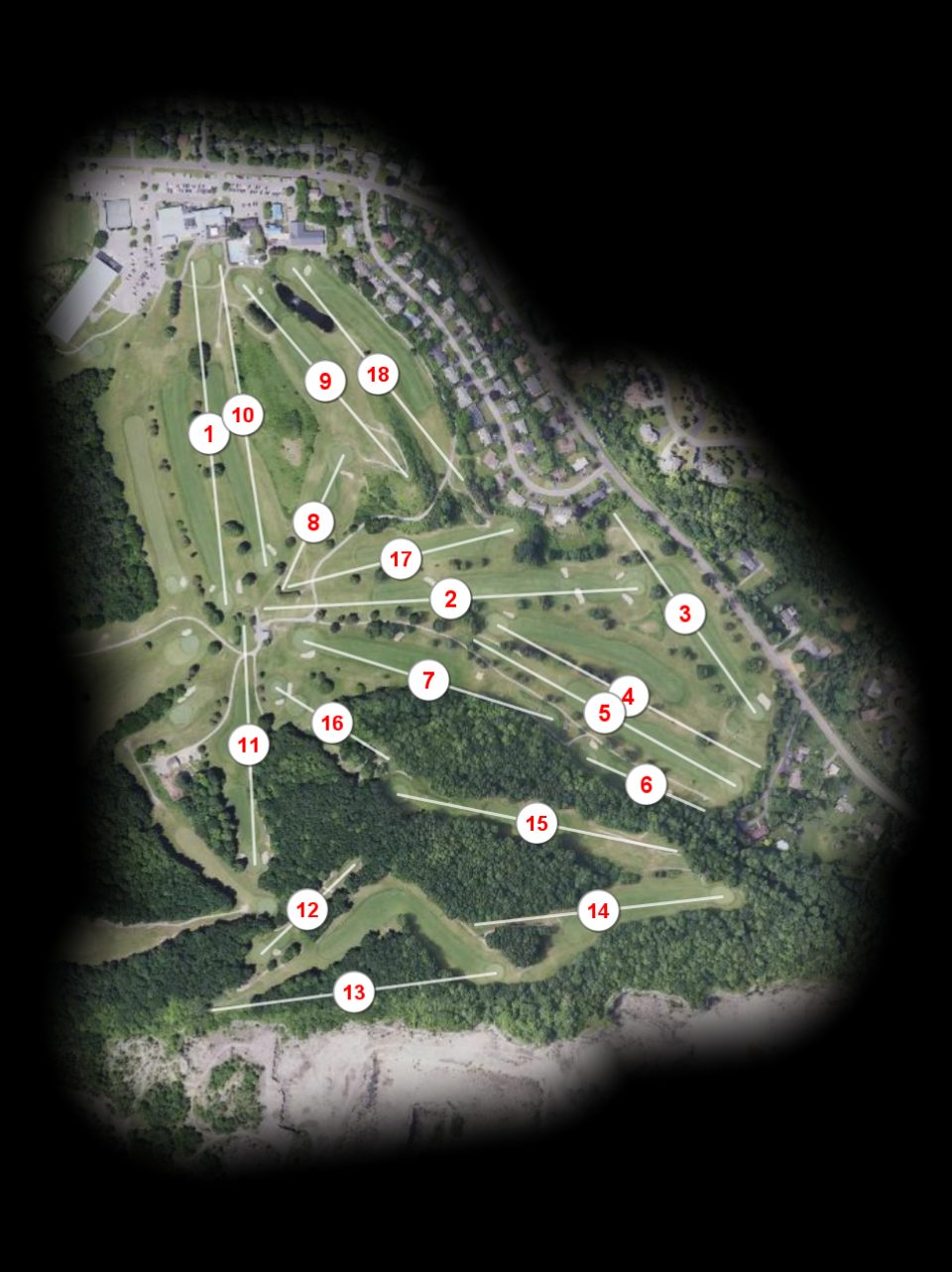Drumlins Golf Club East - Private course overview