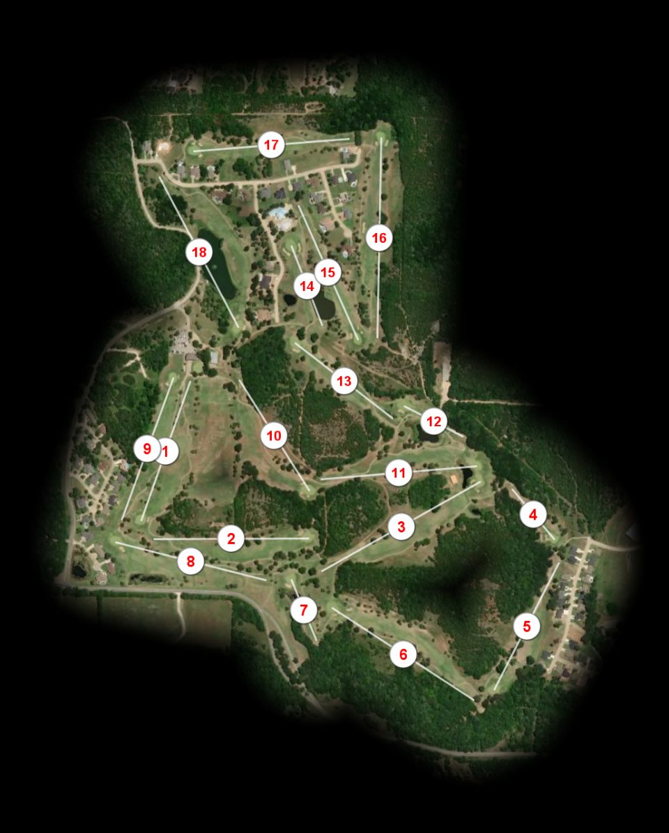 Tanglewood on Texoma Resort & Country Club course overview
