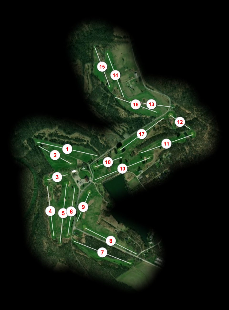 Mannitto Golf Club course overview