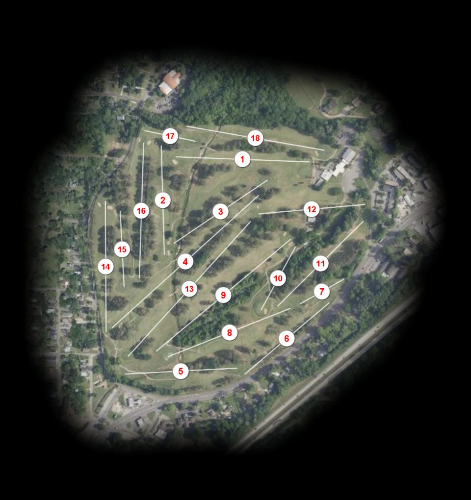 Don A. Hawkins/Roebuck Municipal Golf Course course overview