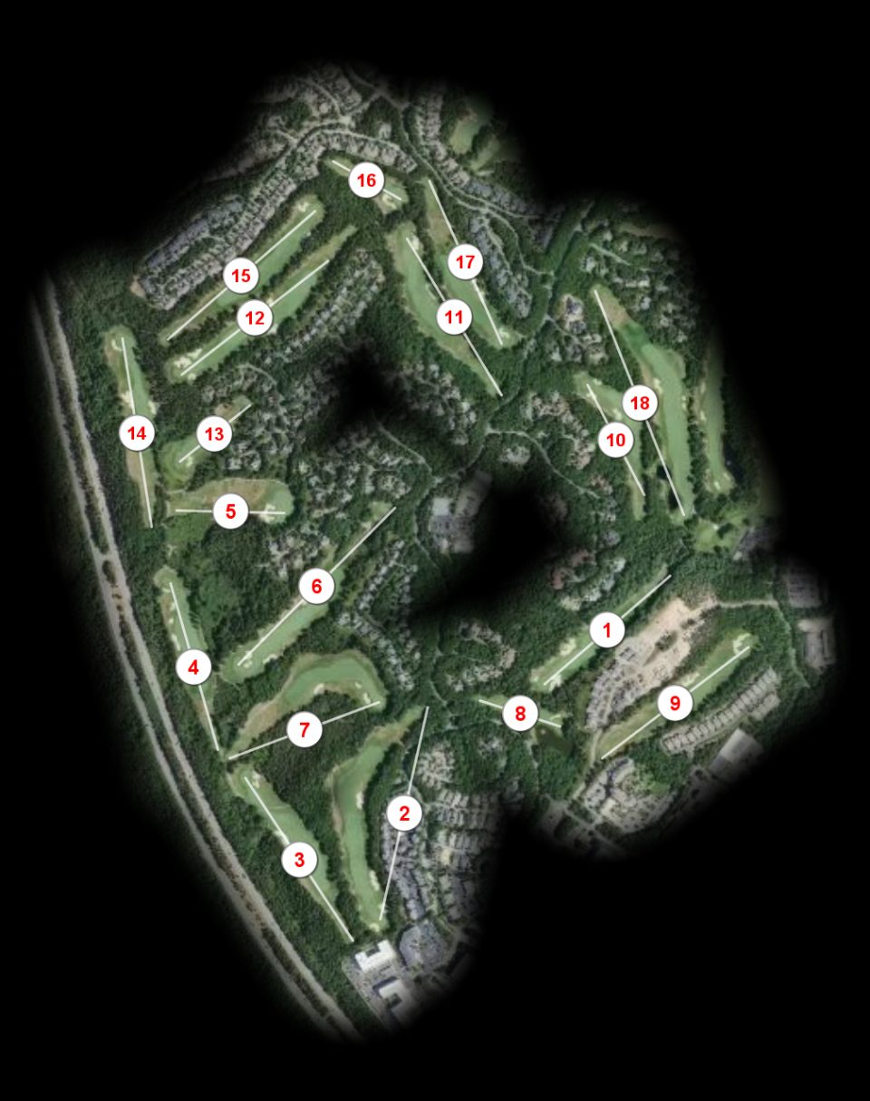 Pine Hills Golf Club Rees Jones course overview