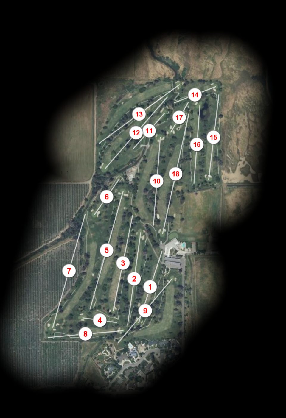 Merced Golf & Country Club course overview