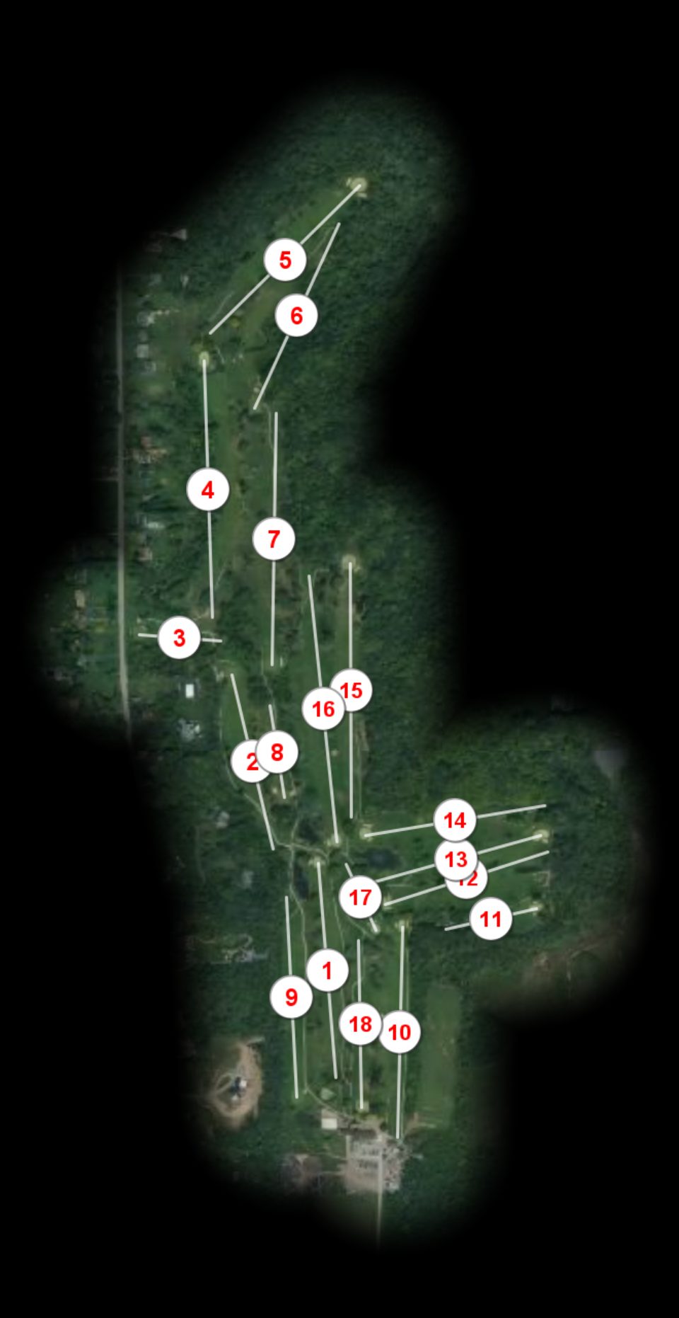 Braemar Country Club course overview