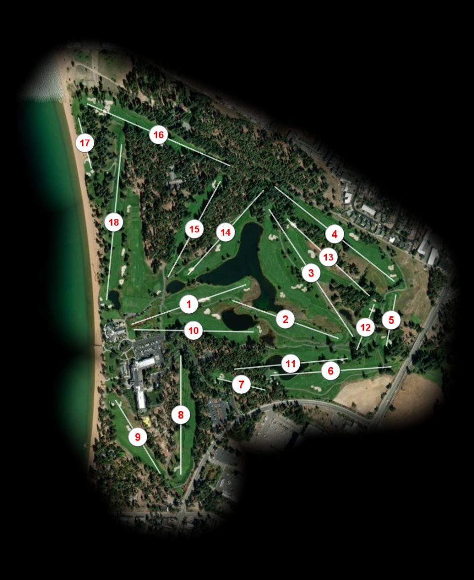 Edgewood Tahoe Golf Course course overview