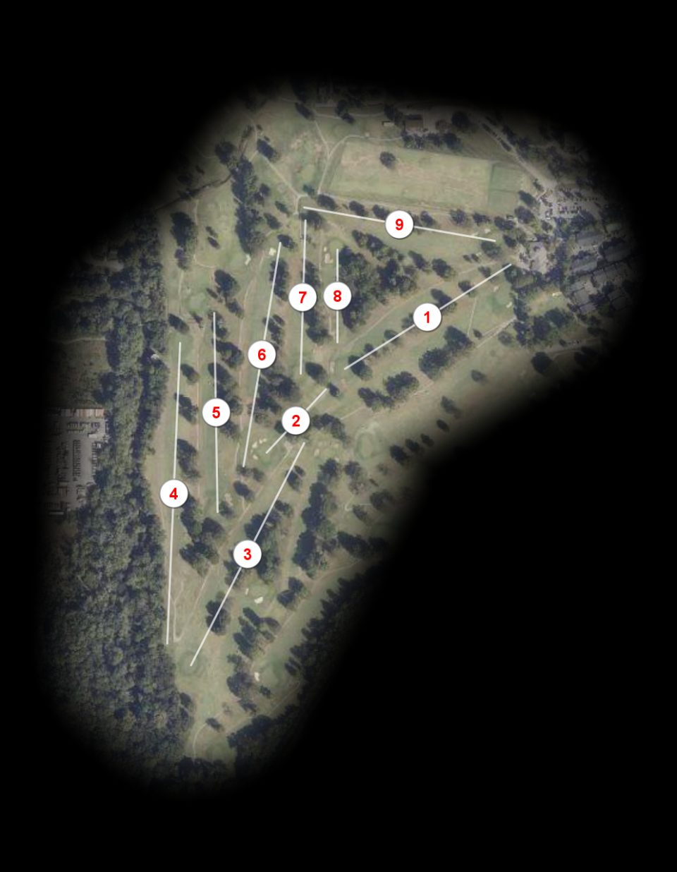 Middle nine at McCabe Golf Course