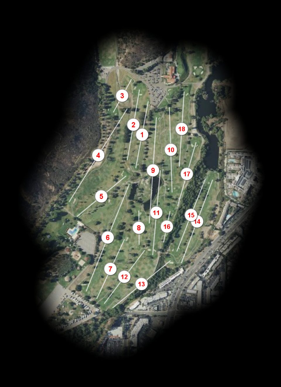 Admiral Baker Golf Course South course overview