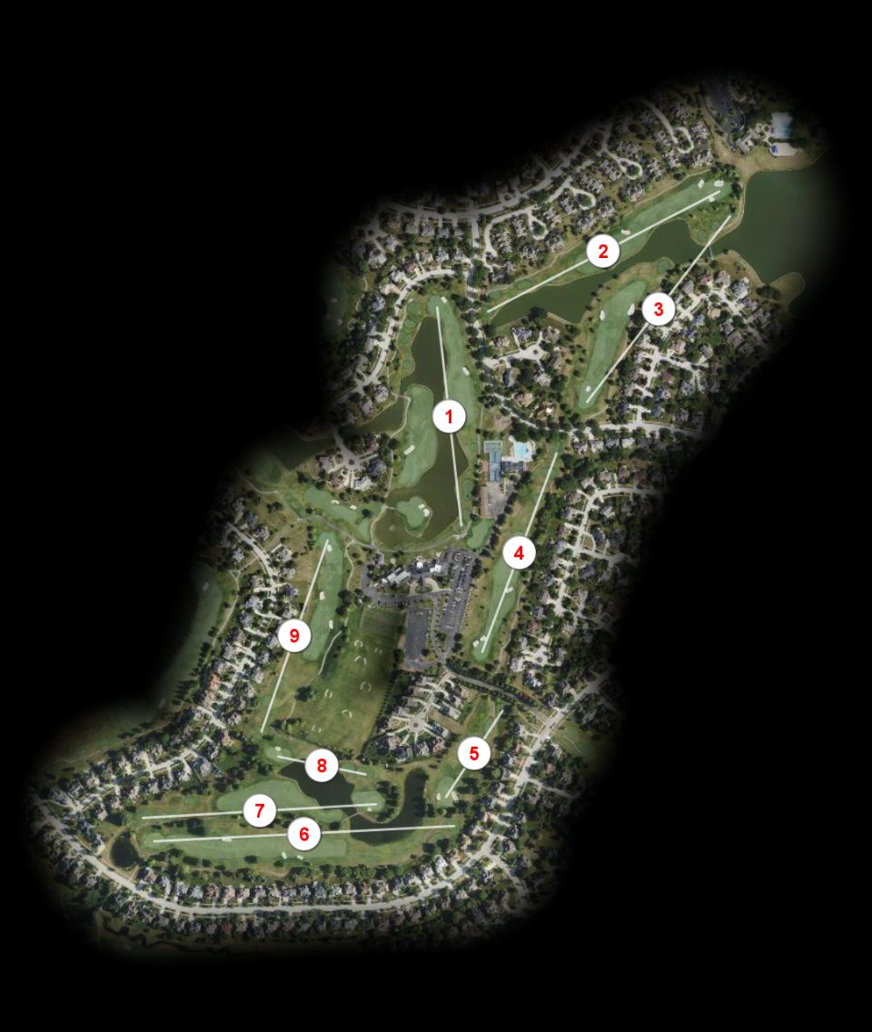 Red nine at White Eagle Golf Club