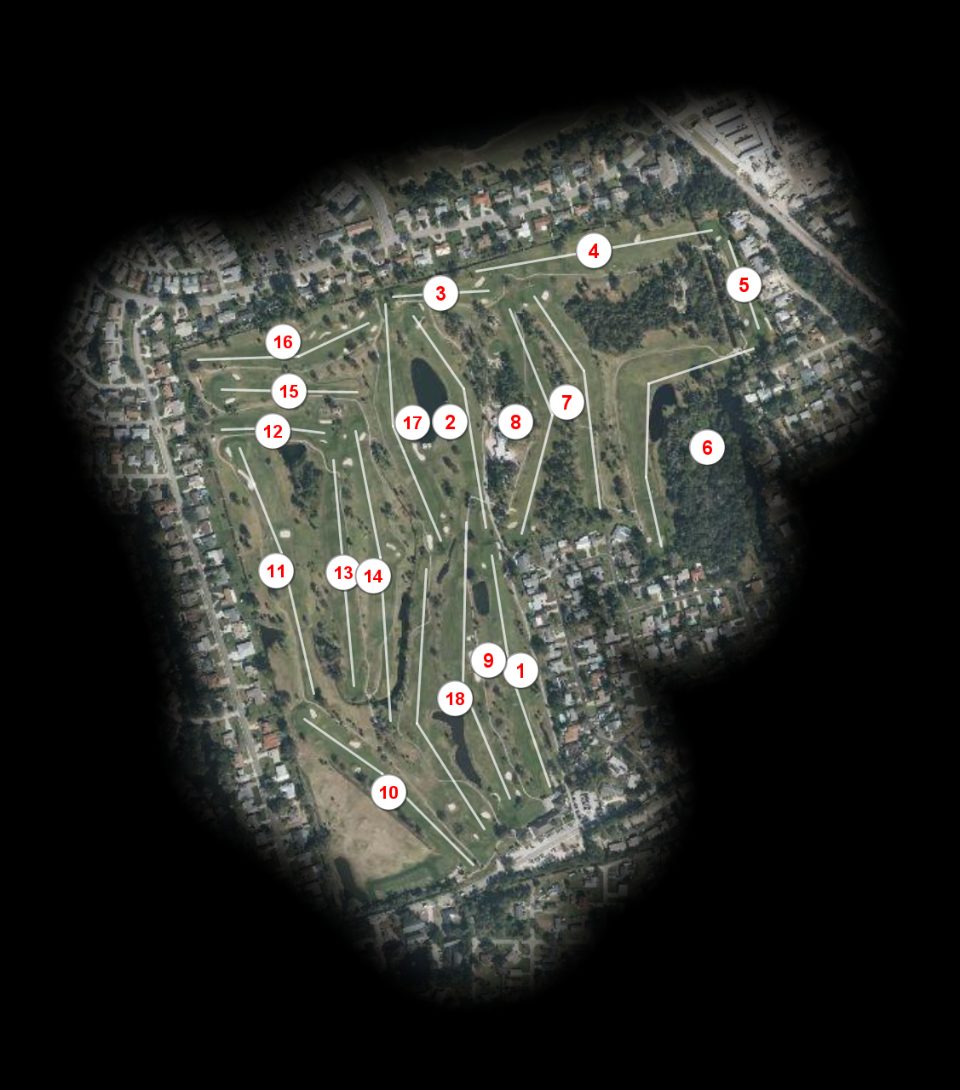 New Smyrna Beach Municipal Golf Club course overview