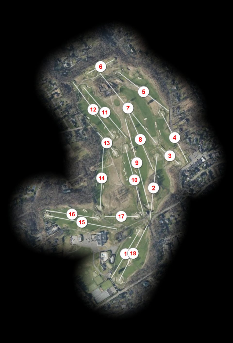 Huntington Crescent Club course overview
