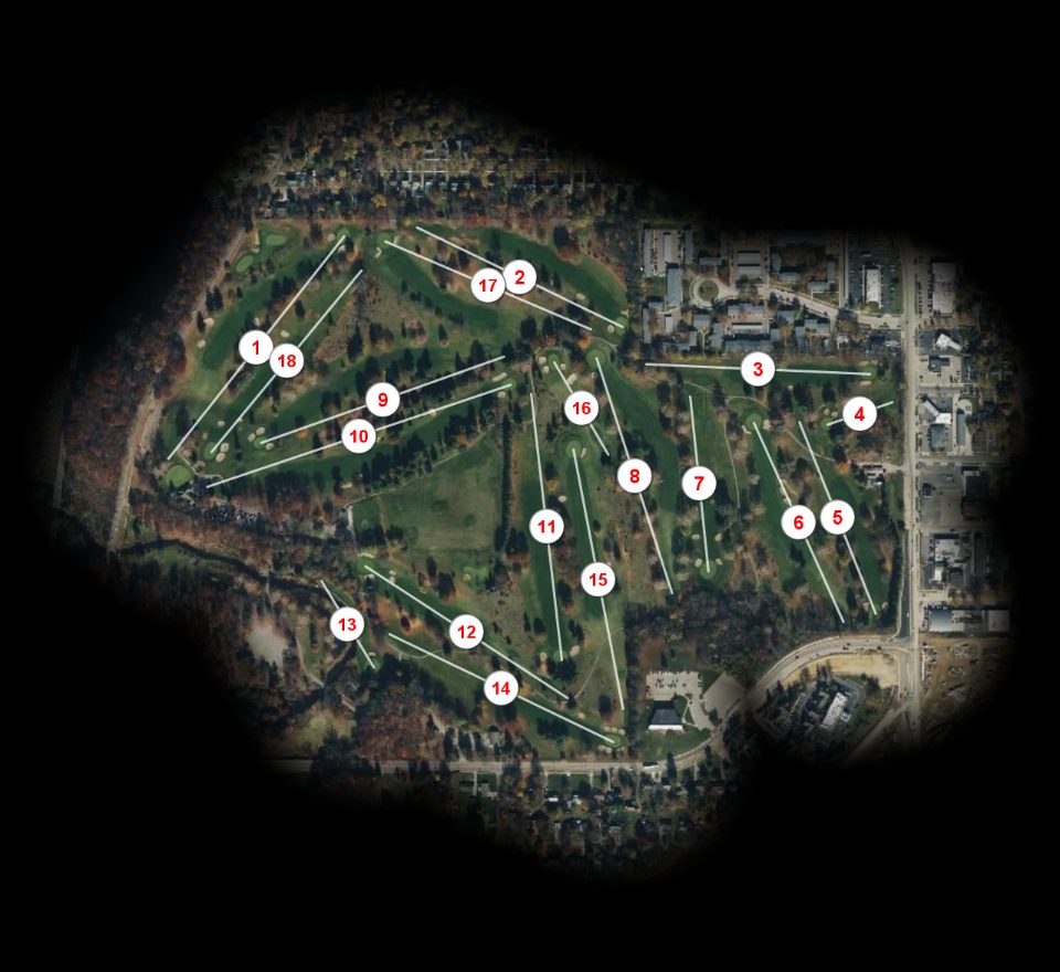 Milham Park Municipal Golf Club course overview