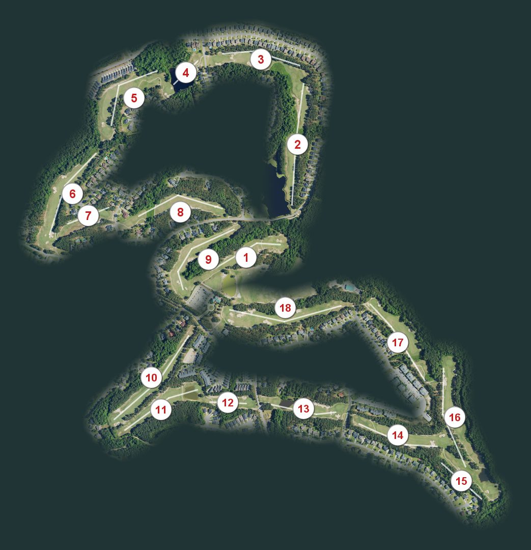 Anderson Creek Club course map