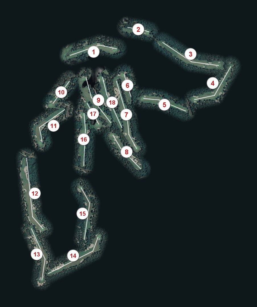 Talamore Golf Club course map