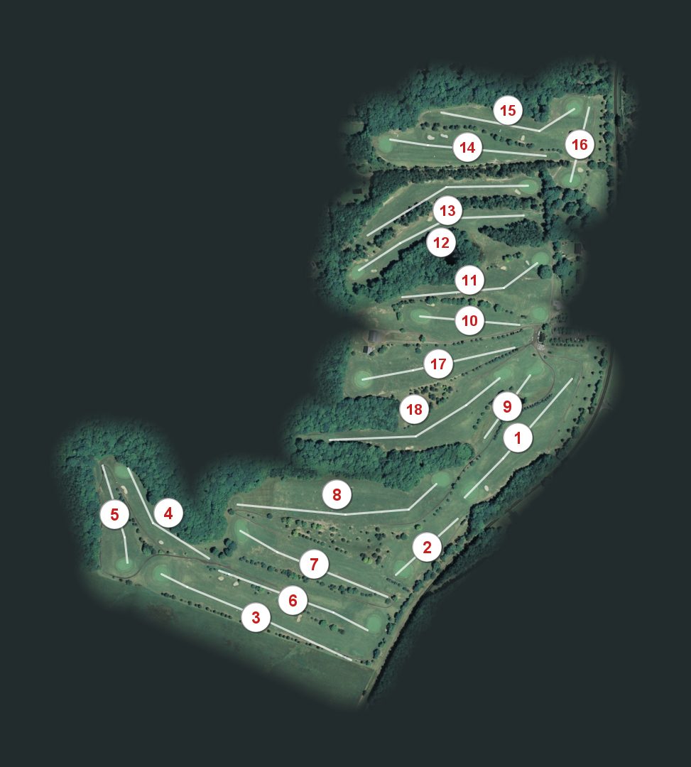 Brevofield Golf Links course map