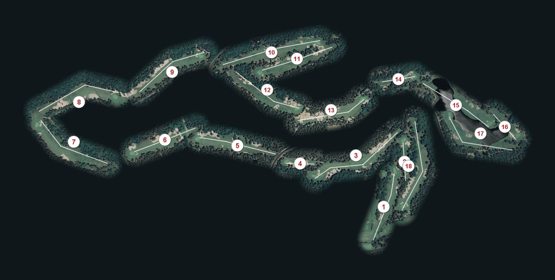 North Course course map