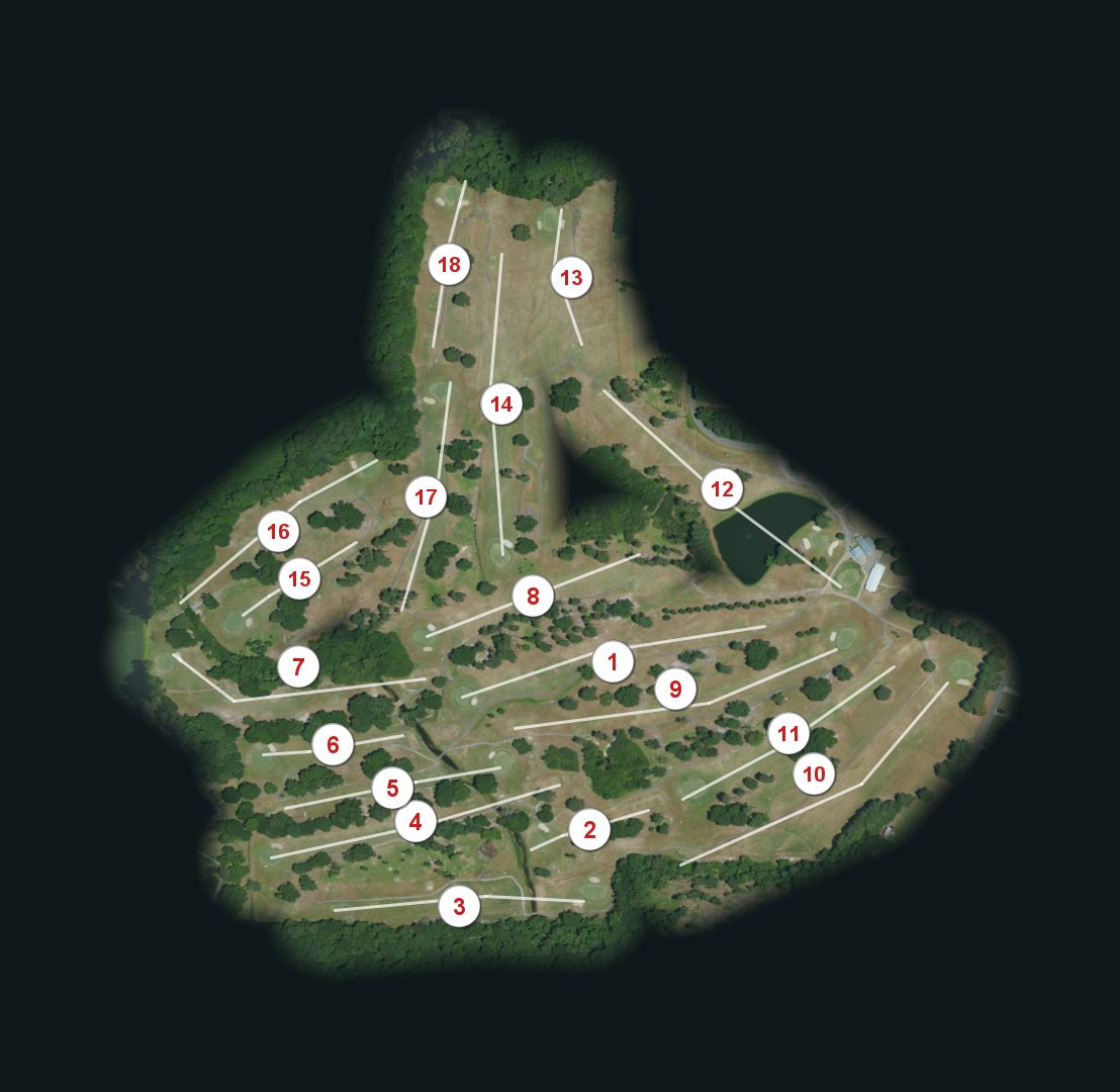 Cardinal Country Club course map