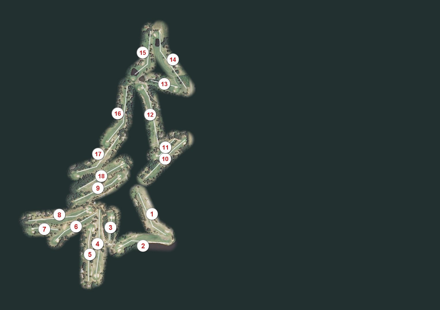 Quail Ridge Golf Club course map