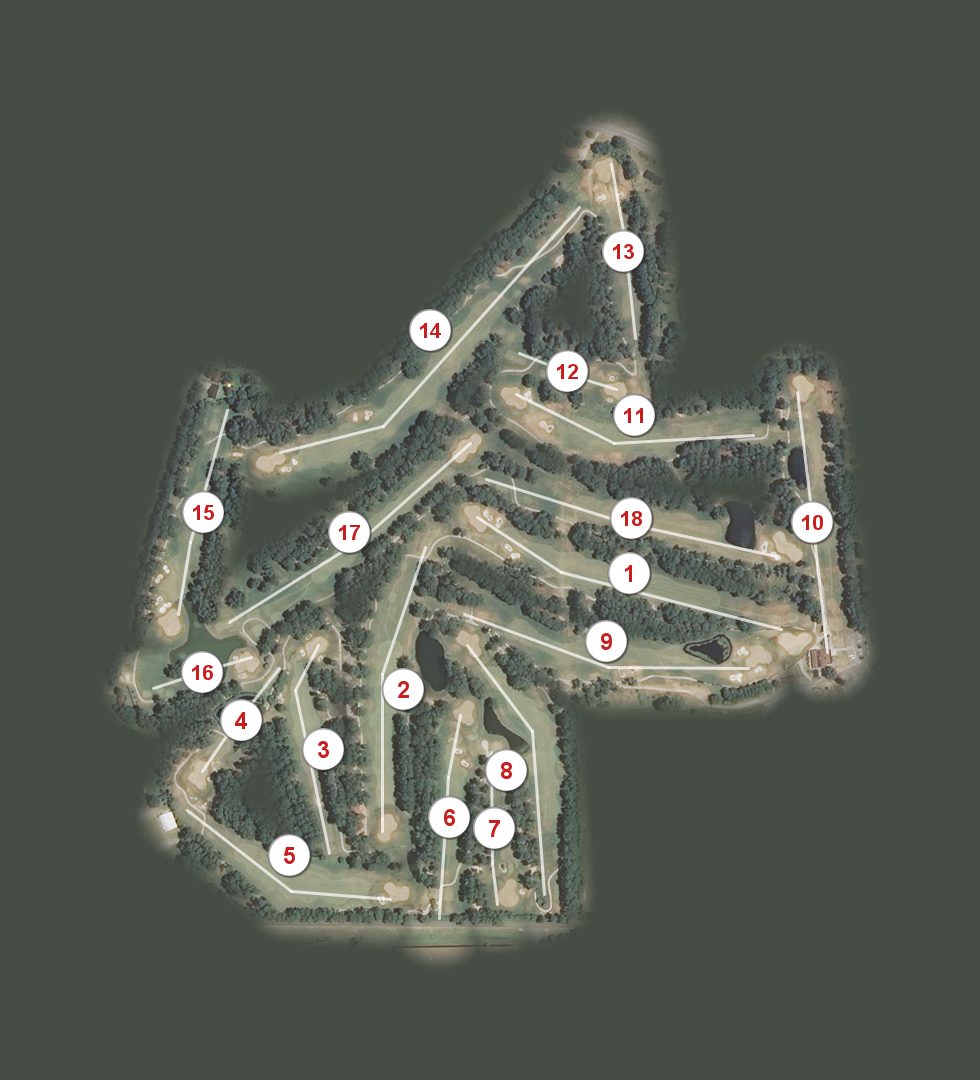 Goldsboro Municipal Golf Club course map