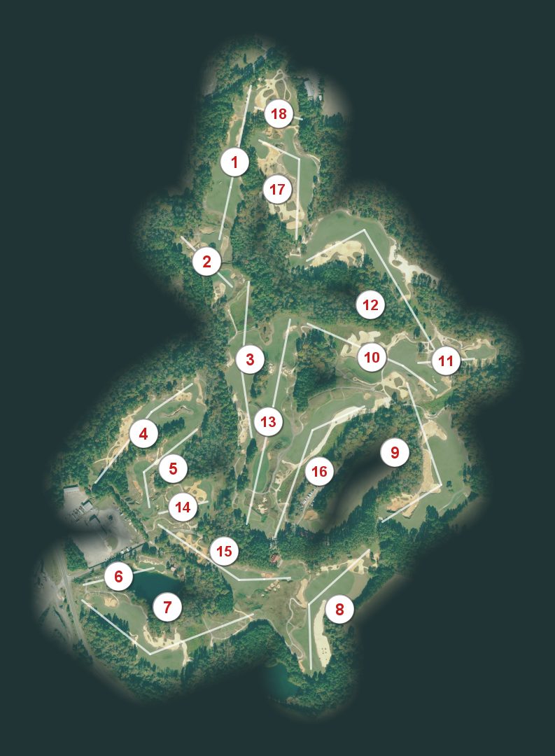 Tobacco Road Golf Club course map
