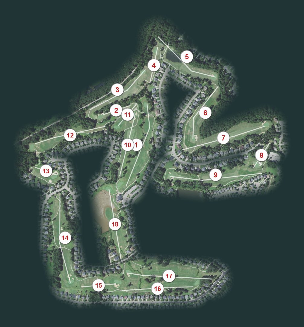 Eagle Ridge Golf Club course map