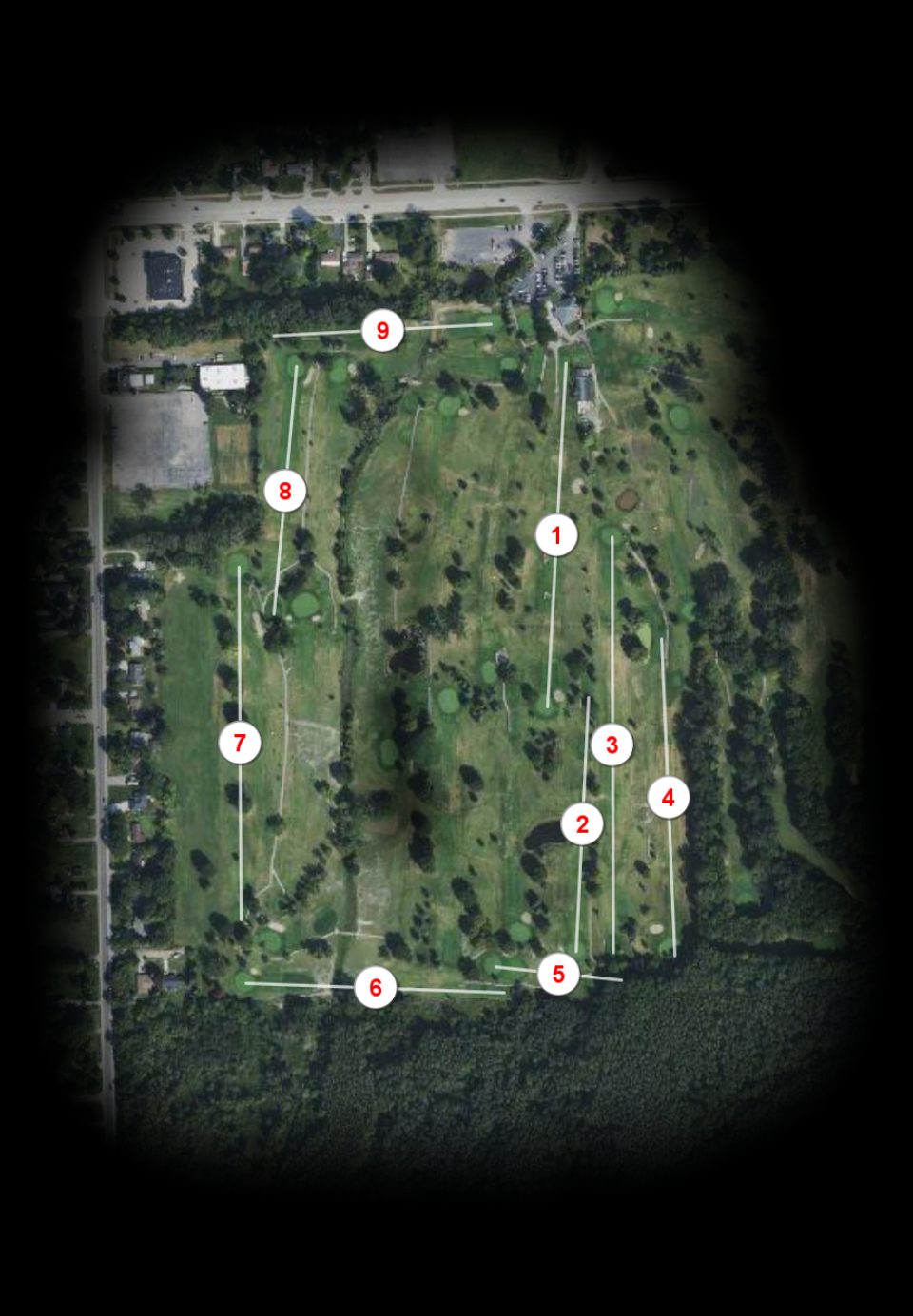 White nine at Bello Woods Golf Club
