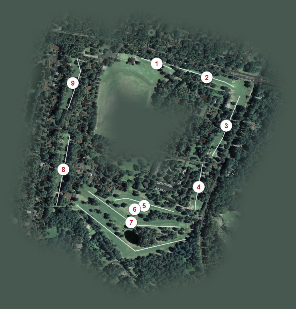 Knollwood Golf Club course map