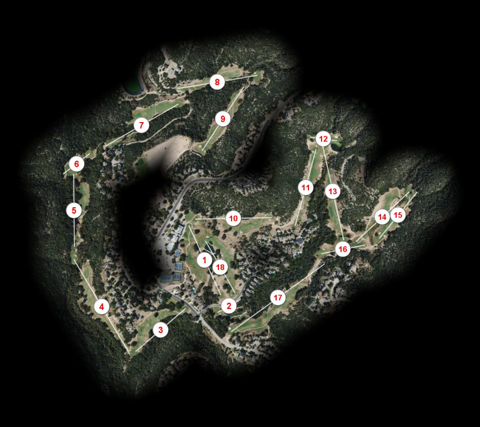 River Place Country Club course overview