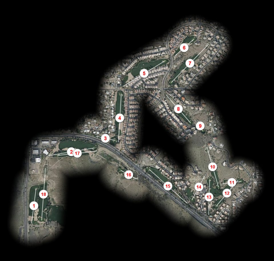 Lookout Mountain Golf Club at Tapatio Cliffs course overview